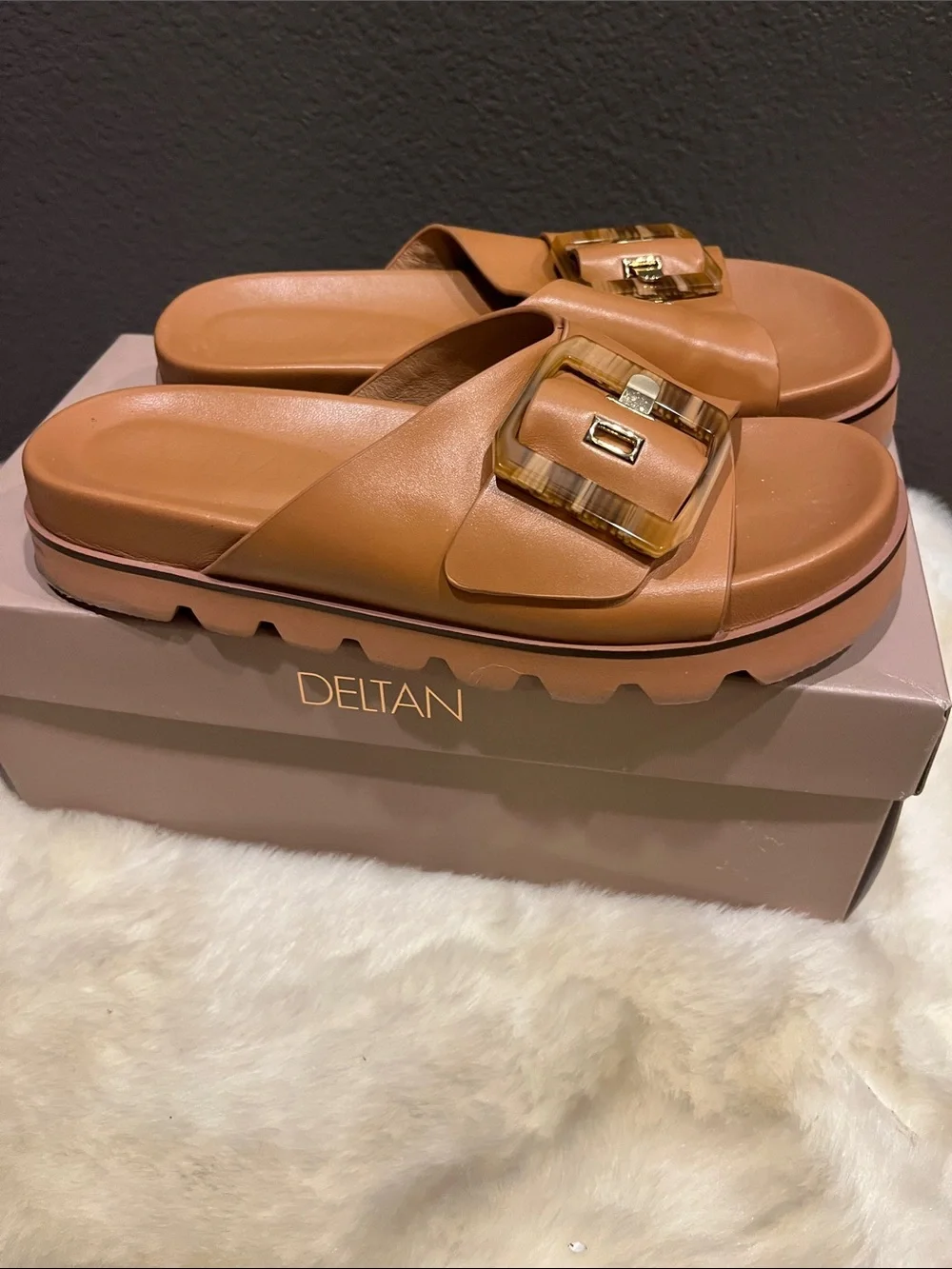 Deltan Benson desert camel sandal